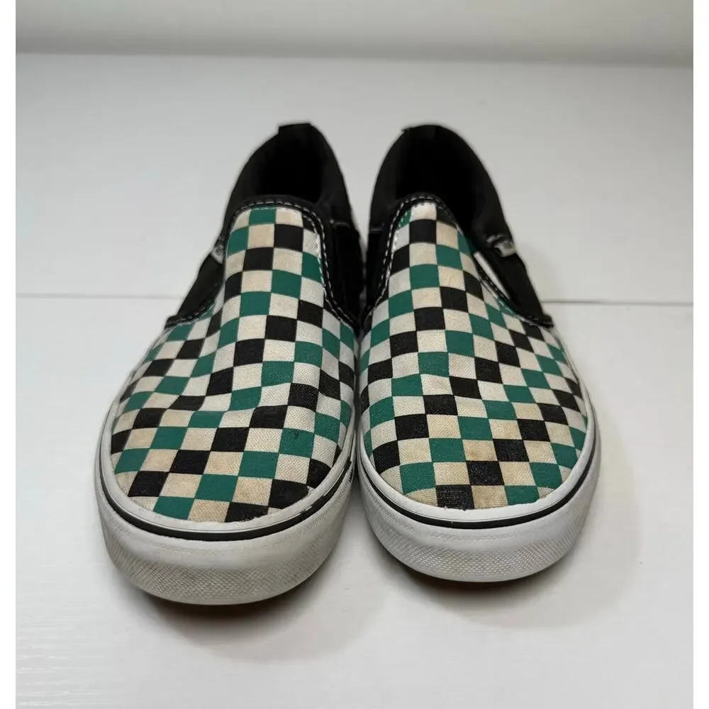 Vans slip checkerboard